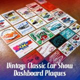 USAクラシックカー・オートショーのコレクティブルなカーダッシュプラーク18枚をアップ！