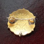 画像3: USAヴィンテージピンバッジ白10KGF｜キリスト教聖品PRESBYTERIAN教会日曜学校メンバーブローチ (3)