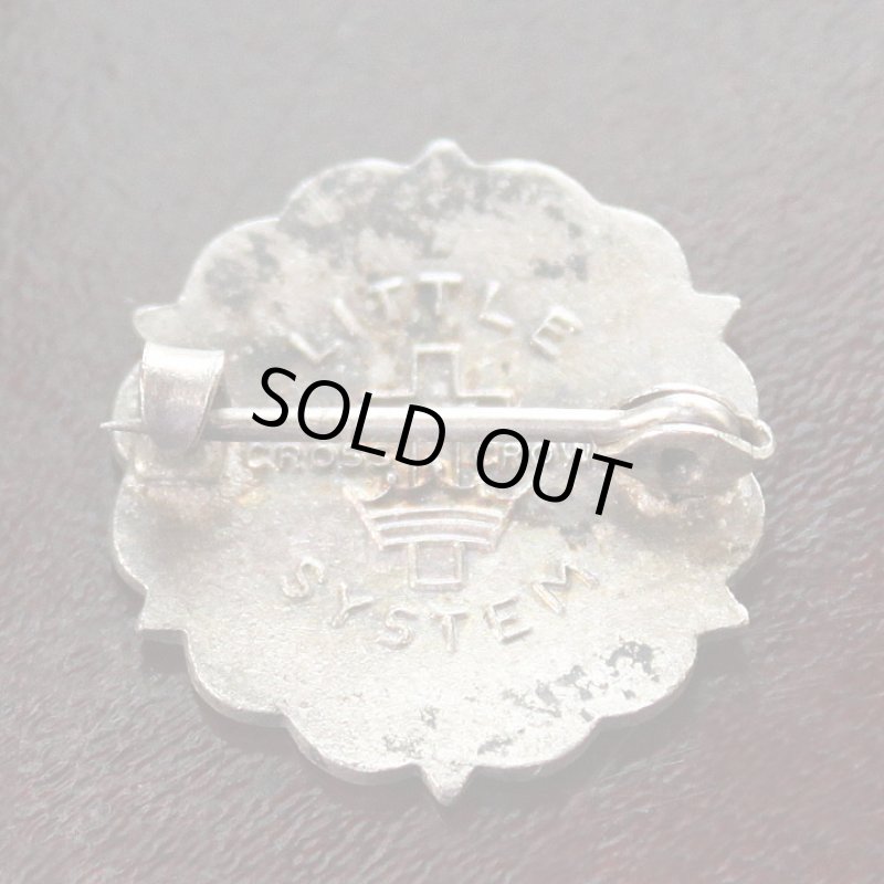 画像3: USAヴィンテージピンバッジ青｜キリスト教聖品CHRISTIAN教会日曜学校メンバーブローチ (3)