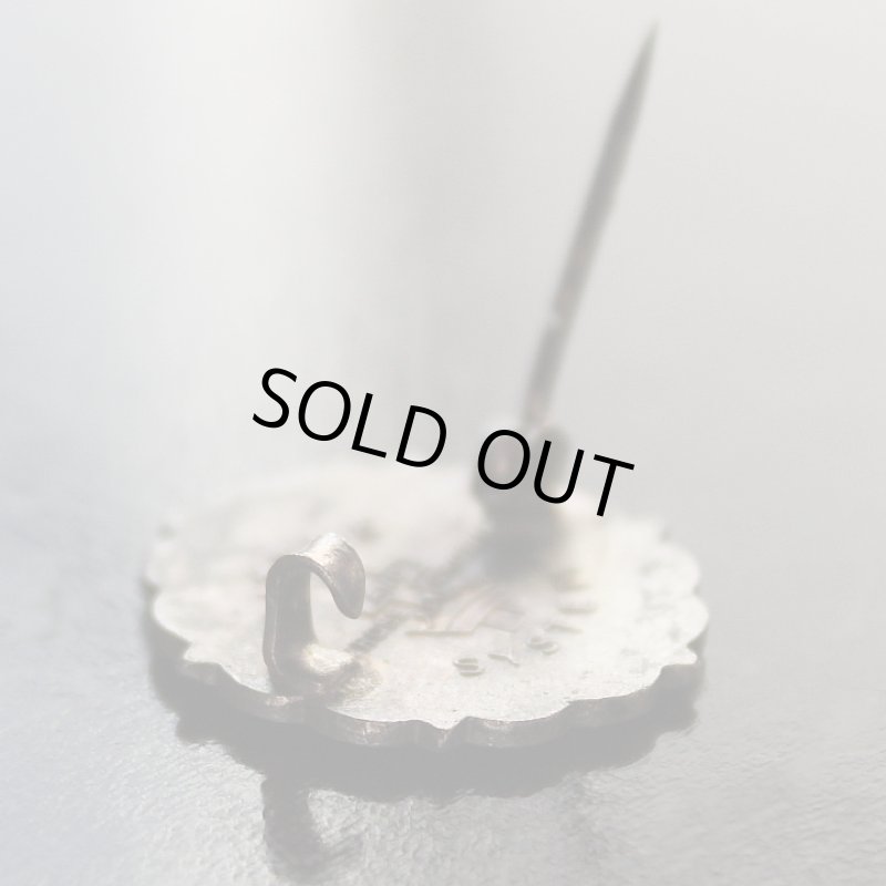 画像5: USAヴィンテージピンバッジ青｜キリスト教聖品CHRISTIAN教会日曜学校メンバーブローチ (5)