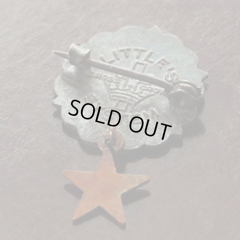 画像3: USAヴィンテージピンバッジ銅・星付｜キリスト教聖品UNITED BRETHREN教会日曜学校メンバーブローチ (3)