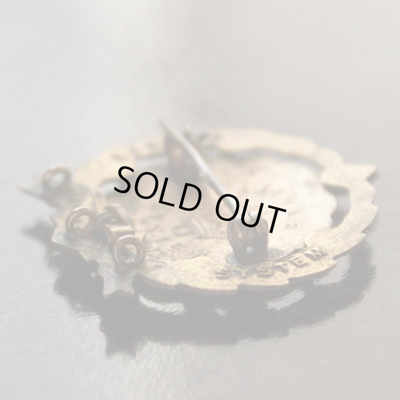 画像4: USAヴィンテージピンバッジ白10KGF｜キリスト教聖品CHRIST CHURCH教会日曜学校メンバーブローチ (4)