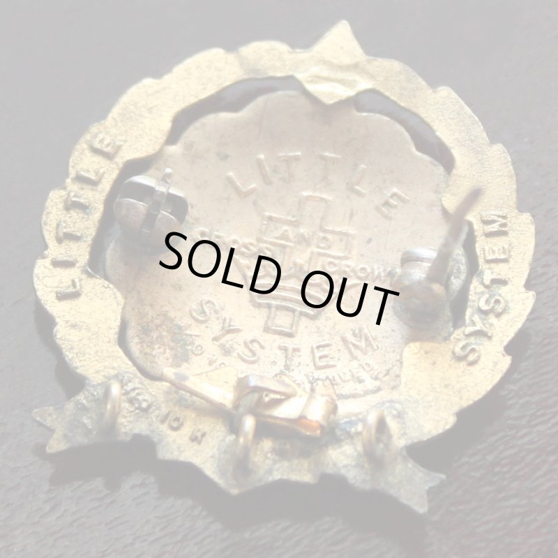 画像5: USAヴィンテージピンバッジ白10KGF｜キリスト教聖品CHRIST CHURCH教会日曜学校メンバーブローチ (5)