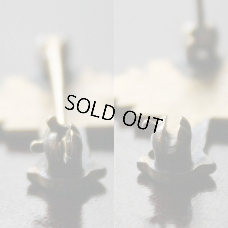 画像4: USAヴィンテージ1930s十字架ピンバッジ赤｜キリスト教聖品W.M.S. U.L.C.A.終身会員ブローチ (4)