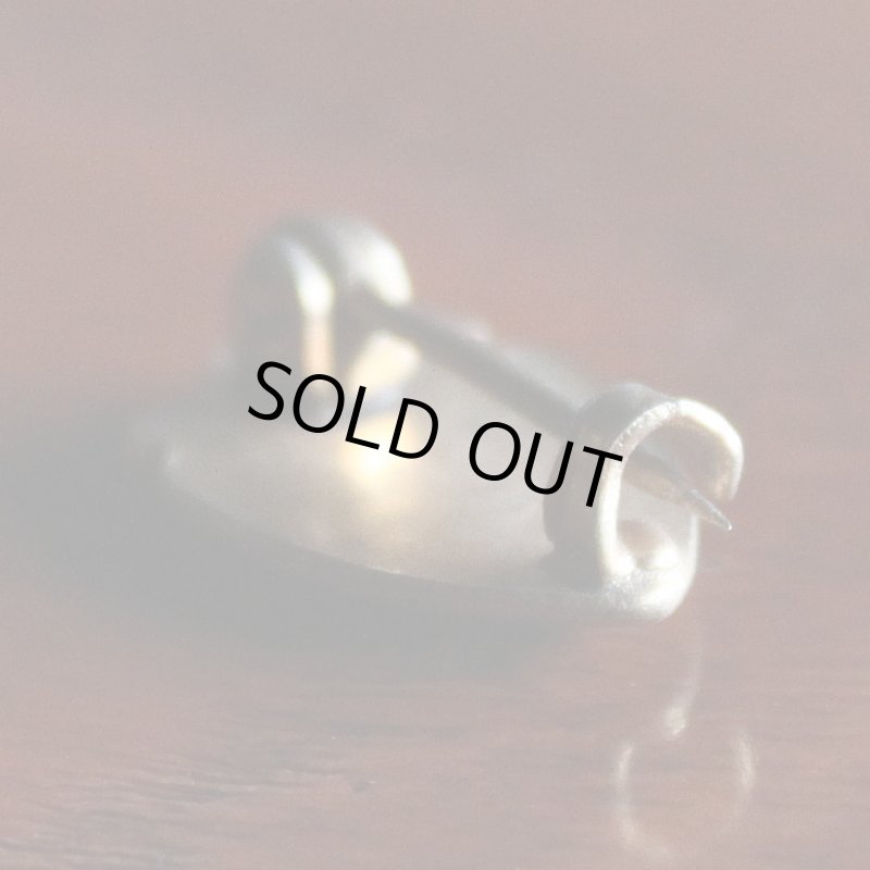 画像2: USAヴィンテージクリスチャンピンバッジ赤|キリスト教聖品十字架・ランプブローチ (2)