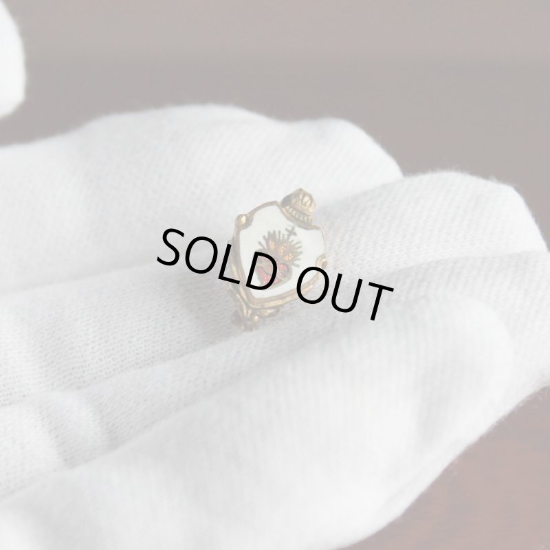 画像5: USAヴィンテージ聖心ピンバッジ｜キリスト教聖品sacred heart of JesusカトリックブローチA (5)