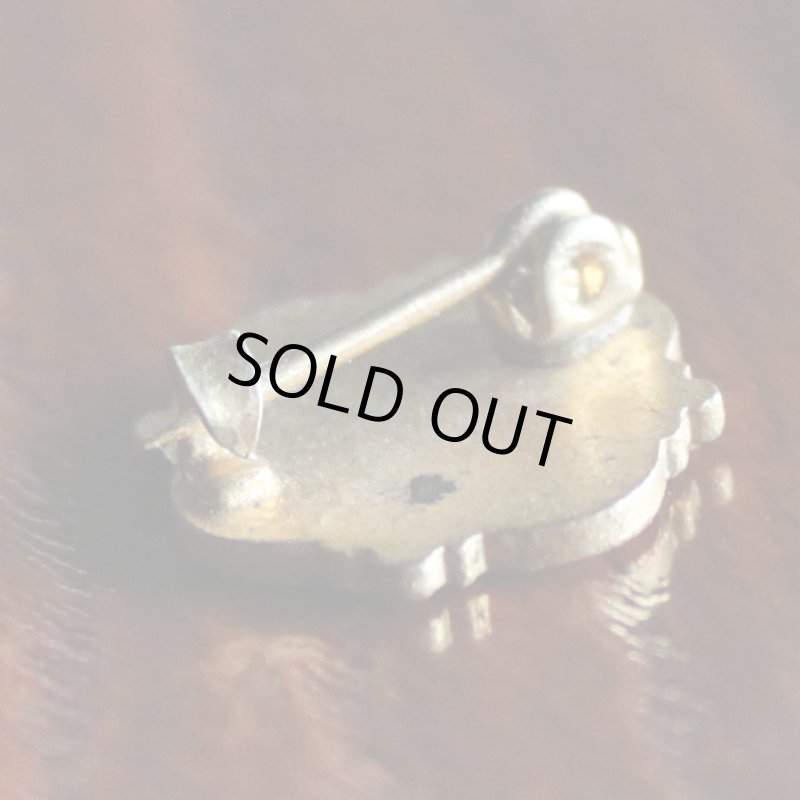 画像2: USAヴィンテージ聖心ピンバッジ｜キリスト教聖品sacred heart of JesusカトリックブローチB (2)