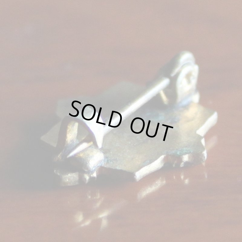 画像3: USAヴィンテージ聖心ピンバッジ｜キリスト教聖品sacred heart of JesusカトリックブローチC (3)