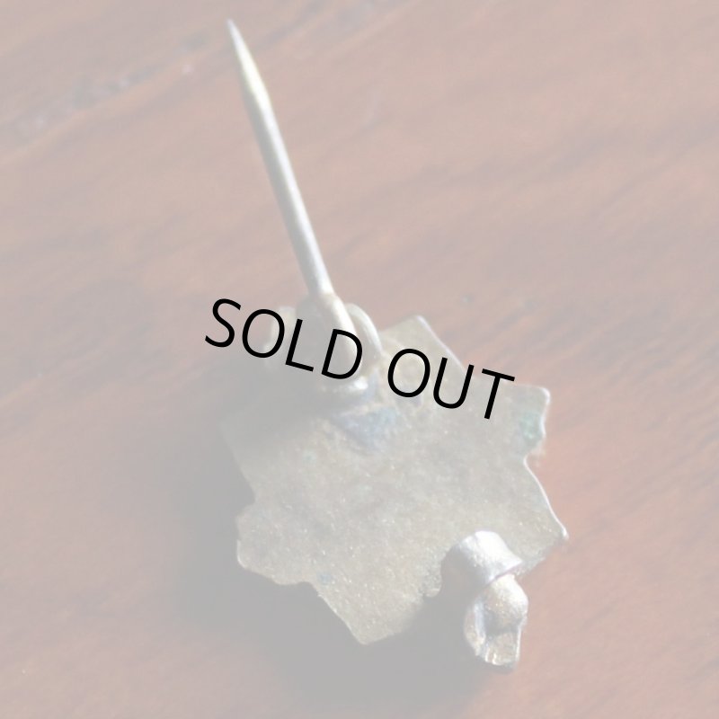 画像5: USAヴィンテージ聖心ピンバッジ｜キリスト教聖品sacred heart of JesusカトリックブローチC (5)