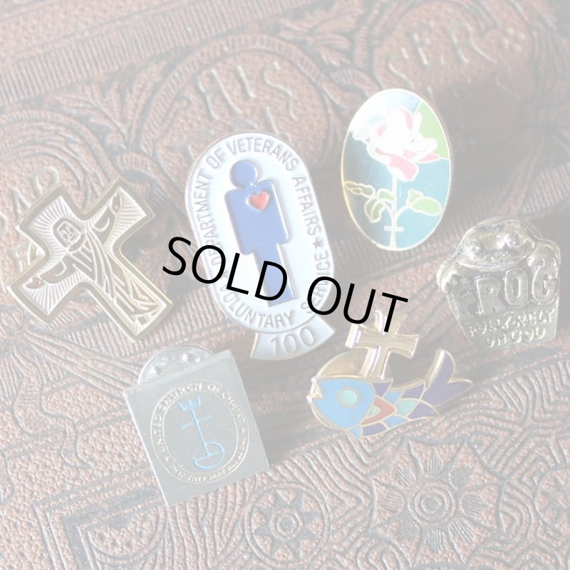 画像4: USAヴィンテージUSミリタリーピンバッジ｜合衆国退役軍人ボランティア部門 (4)