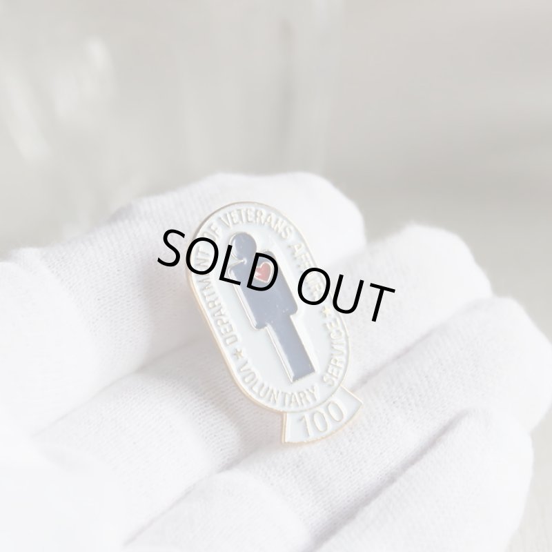 画像3: USAヴィンテージUSミリタリーピンバッジ｜合衆国退役軍人ボランティア部門 (3)