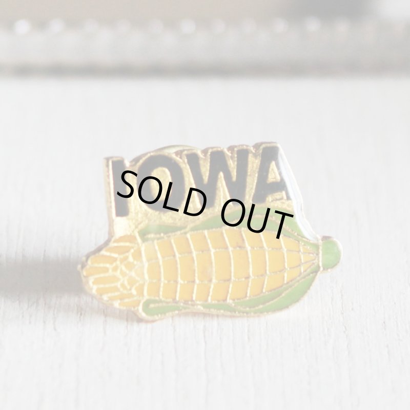 画像2: USAヴィンテージアドバタイジングピンバッジ｜IOWA CORNアイオワコーンとうもろこし (2)