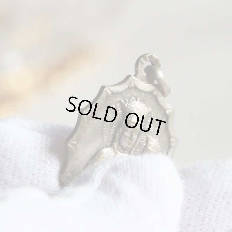 画像3: 絶えざる御助けの聖母子・イエスの御心聖心メダイ｜アンティークメダイカトリックイタリアヴィンテージ (3)