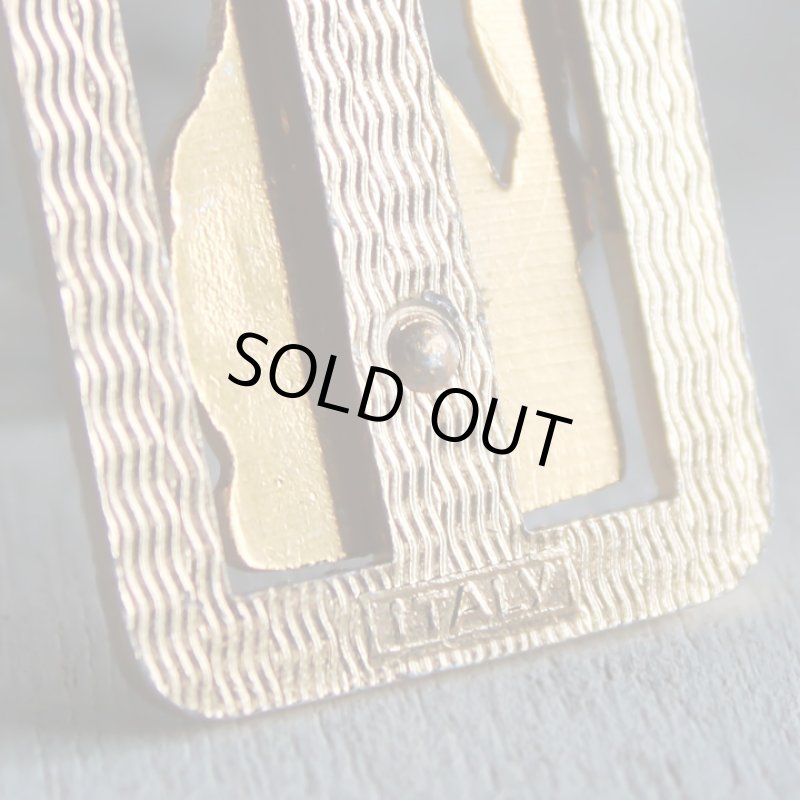 画像5: イタリアヴィンテージメダイ｜聖バルバラギリシャ・東方正教会聖品アンティークメダイ（ゴールド） (5)