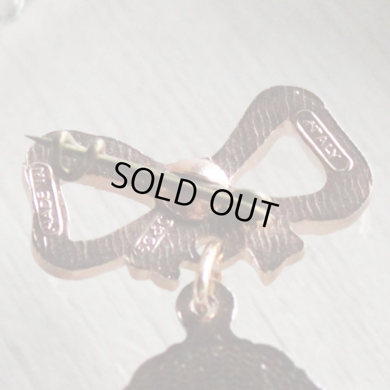 画像7: イタリアヴィンテージ聖パトリックのメダイ付きブローチ|カトリック聖人ピンズ・クリスチャンピンバッジ (7)