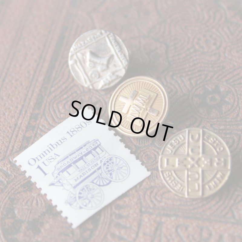 画像4: アメリカヴィンテージモルモン教ナザレ人・幌馬車のピンバッジ｜末日聖徒イエスキリスト教会・開拓者のブローチ (4)