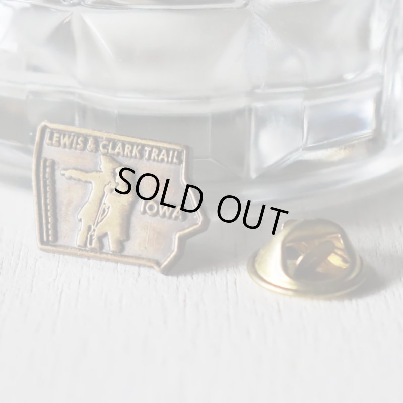 ルイス&クラーク探検隊ピンバッジ|vintage pins アメリカ IOWA