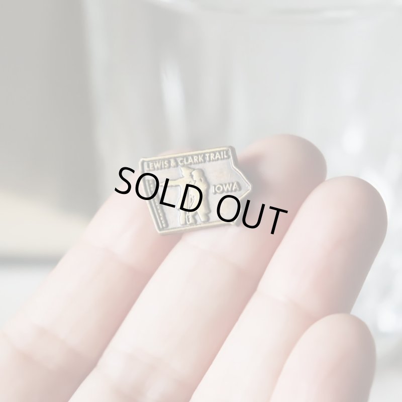 ルイス&クラーク探検隊ピンバッジ|vintage pins アメリカ IOWA