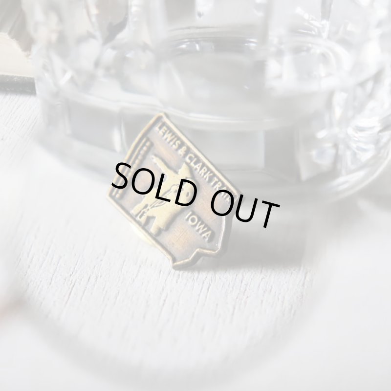 ルイス&クラーク探検隊ピンバッジ|vintage pins アメリカ IOWA