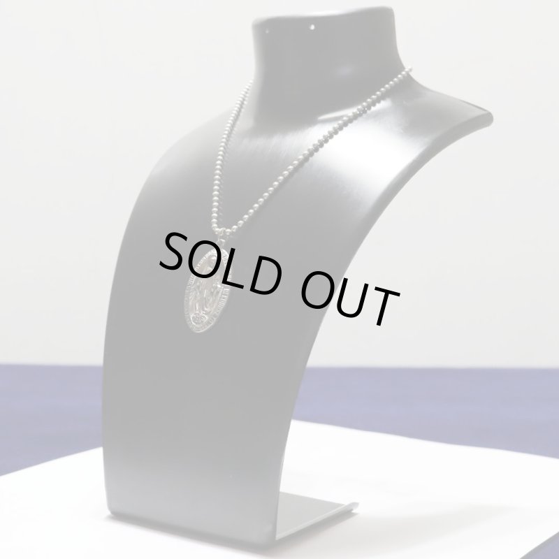 フランスヴィンテージ不思議のメダイ無原罪の聖母マリアメダイネックレス