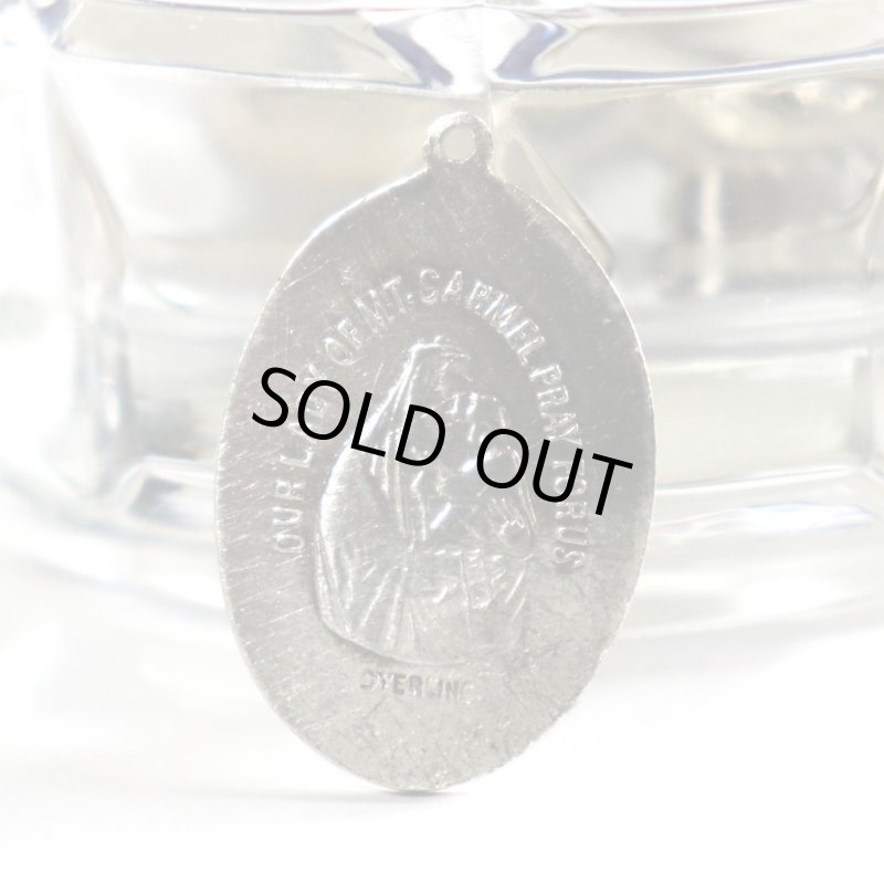 【STERLING SILVER】フランスヴィンテージメダイ｜イエスキリスト・カルメル山の聖母