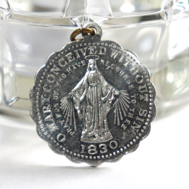 ヴィンテージ不思議のメダイ｜聖母・無原罪のマリア