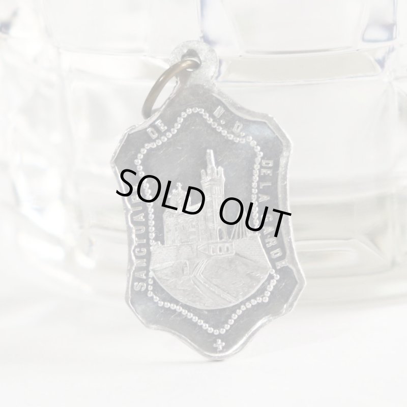 フランスヴィンテージノートルダム・ド・ラ・ガルド聖母マリアと幼子イエスのメダイ｜アンティークメダイ・キリスト教カトリック聖人聖品