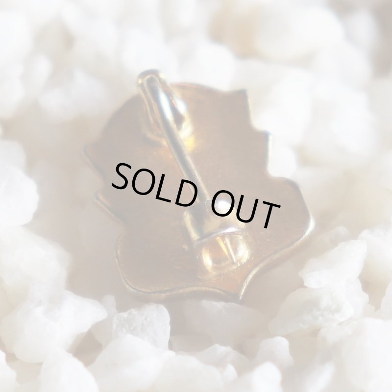 USAヴィンテージクリスチャンクロスピンバッジ水色ATTENDANCE｜アンティークピンズライトブルー十字架/聖霊/出席