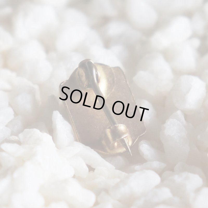 USAヴィンテージクリスチャンクロスピンバッジ水色CHOIR｜アンティークピンズライトブルー十字架/合唱団/音符