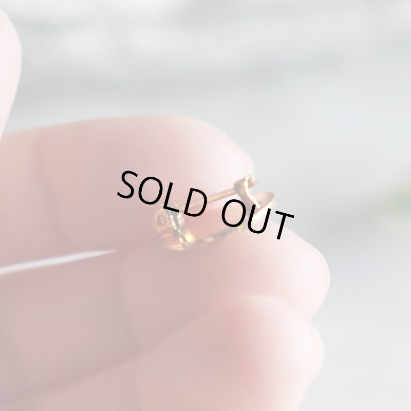 USAヴィンテージクリスチャンクロスピンバッジHONORオーバル型水色｜アンティークピンズライトブルー十字架/栄誉