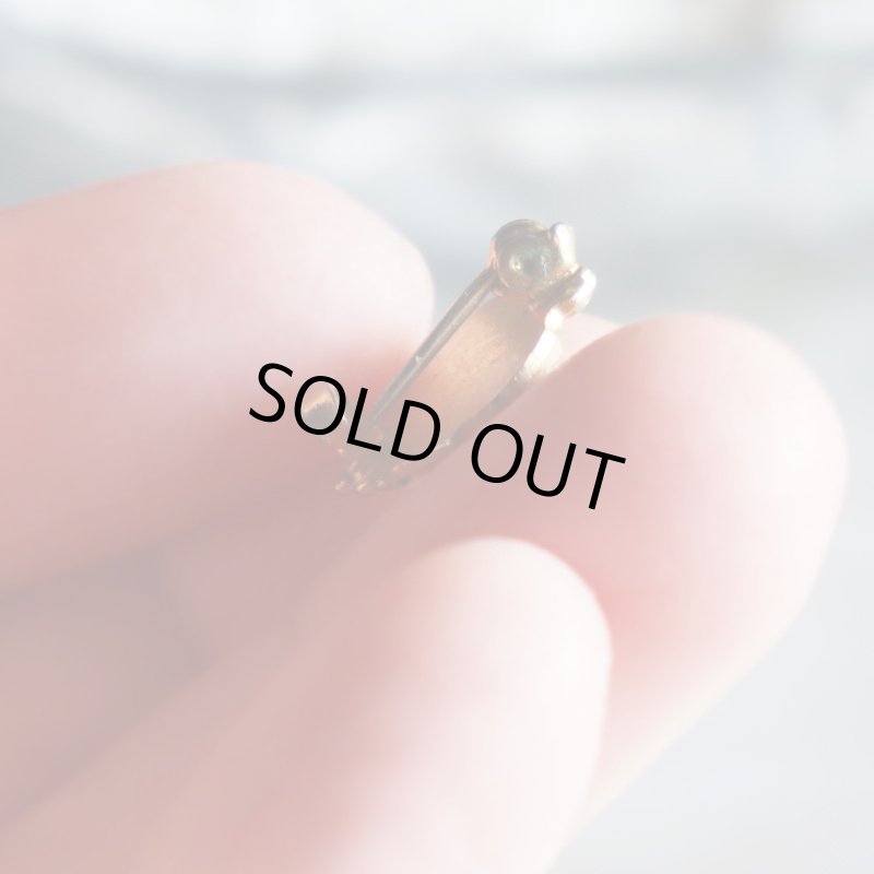 USAヴィンテージクリスチャンクロス盾型ピンバッジ水色｜アンティークピンズライトブルー十字架/シールド