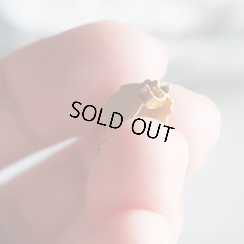 USAヴィンテージクリスチャンクロス盾型ピンバッジ水色｜アンティークピンズライトブルー十字架/シールド