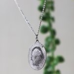 【STERLING SILVER】アンティークジュエリー｜フランスヴィンテージイエスの御心&カルメル山の聖母子メダイネックレス・銀製ペンダント