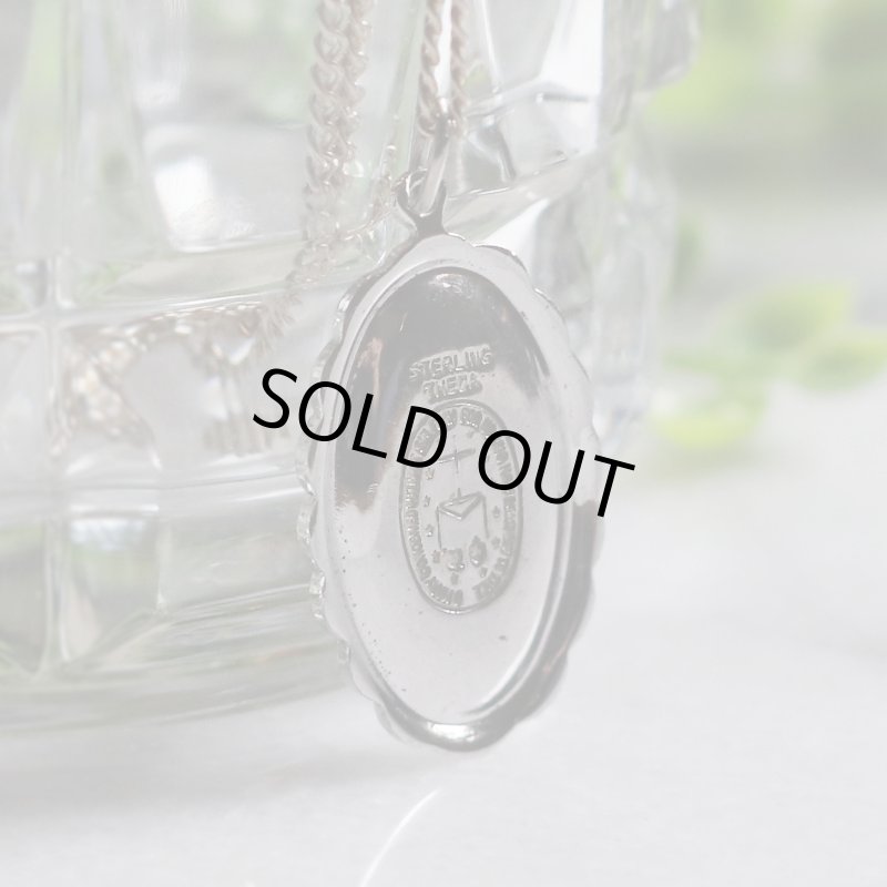 【STERLING SILVER】アンティークジュエリー｜USAヴィンテージ不思議のメダイ聖母マリアのペンダントネックレス