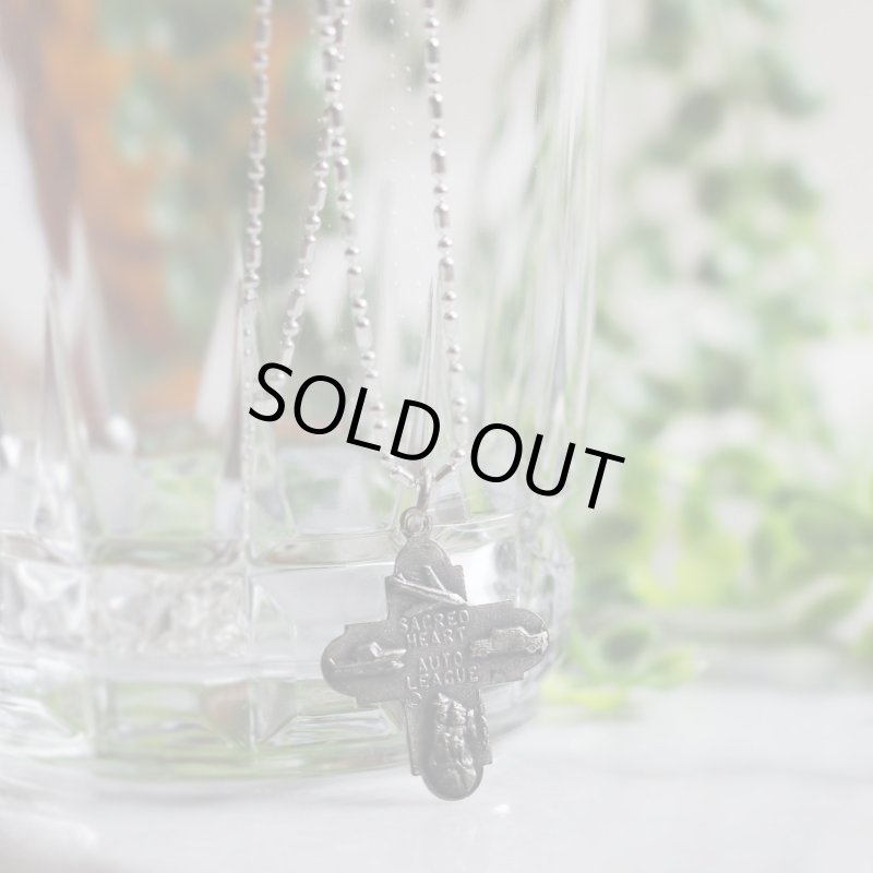 アンティークジュエリー｜イタリアヴィンテージ4way Cross十字架聖人メダイペンダントネックレス・聖品Sacred Heart Auto League