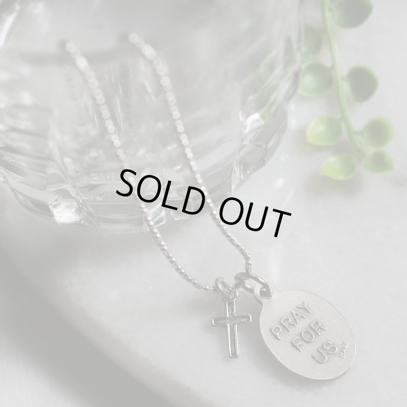 アンティークジュエリー｜イタリア製4way Crossメダイペンダントネックレス・イエスキリスト・聖母マリア・聖人