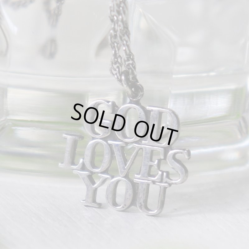 70'sヴィンテージTIFFANYティファニーGOD LOVES YOUチャームネックレス・チャリティ｜アンティークジュエリー