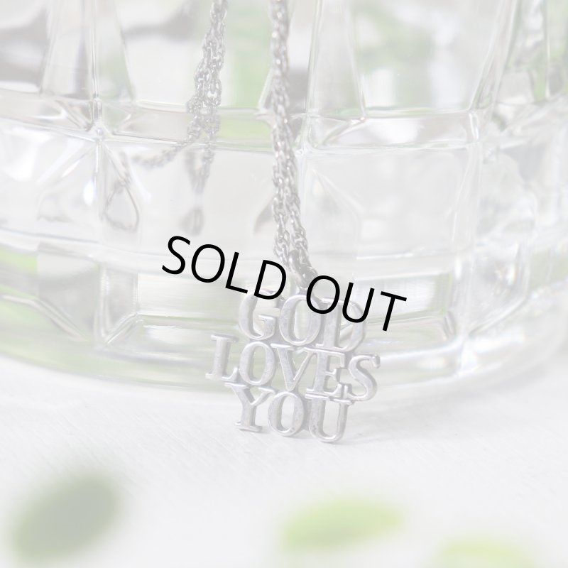 70'sヴィンテージTIFFANYティファニーGOD LOVES YOUチャームネックレス・チャリティ｜アンティークジュエリー