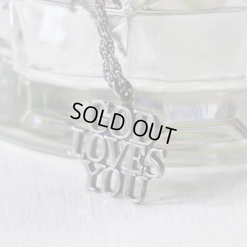 70'sヴィンテージTIFFANYティファニーGOD LOVES YOUチャームネックレス・チャリティ｜アンティークジュエリー