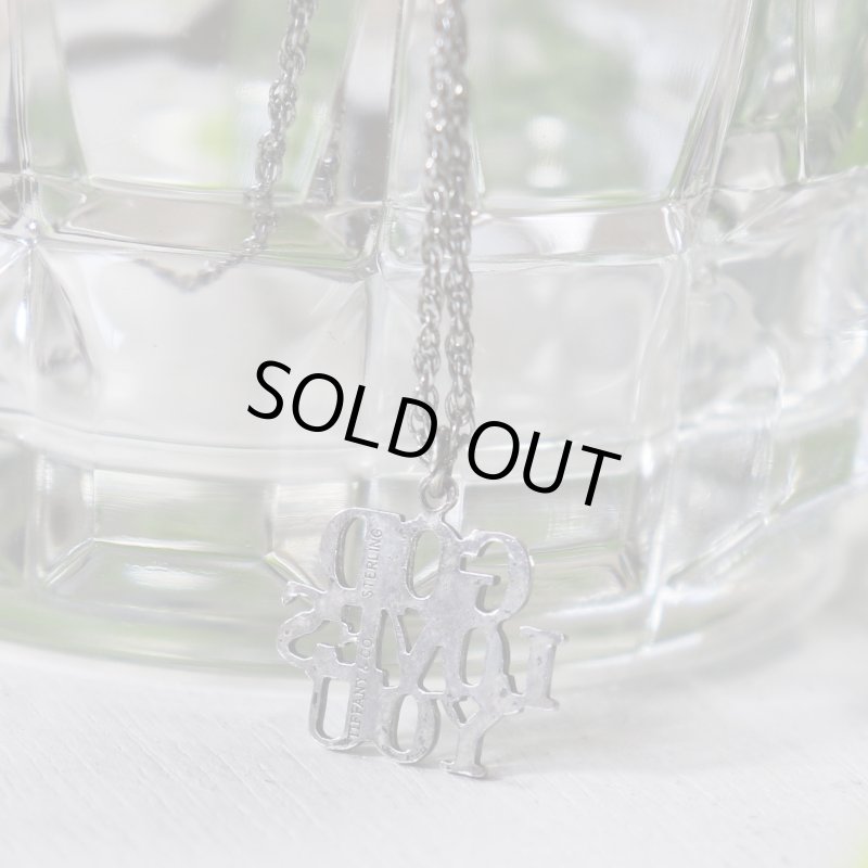 70'sヴィンテージTIFFANYティファニーGOD LOVES YOUチャームネックレス・チャリティ｜アンティークジュエリー