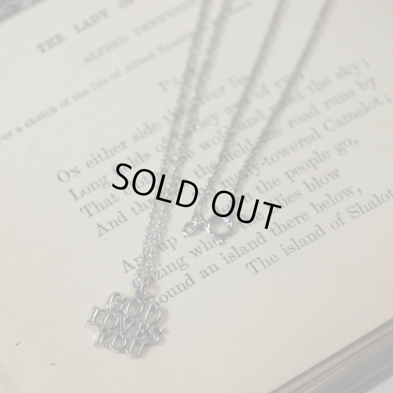 70'sヴィンテージTIFFANYティファニーGOD LOVES YOUチャームネックレス・チャリティ｜アンティークジュエリー