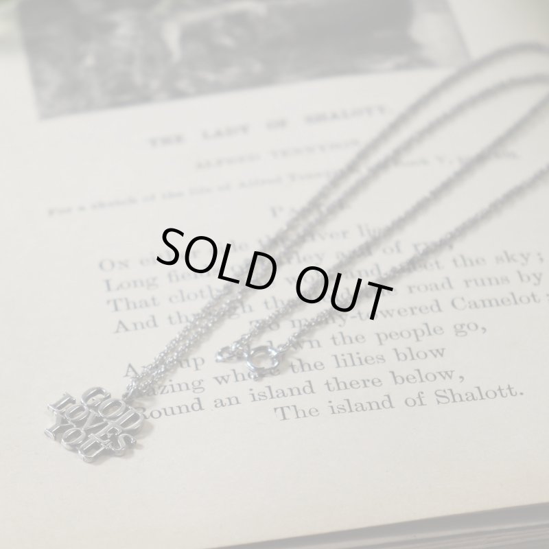 70'sヴィンテージTIFFANYティファニーGOD LOVES YOUチャームネックレス・チャリティ｜アンティークジュエリー