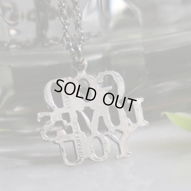 70'sヴィンテージTIFFANYティファニーGOD LOVES YOUチャームネックレス・チャリティ｜アンティークジュエリー