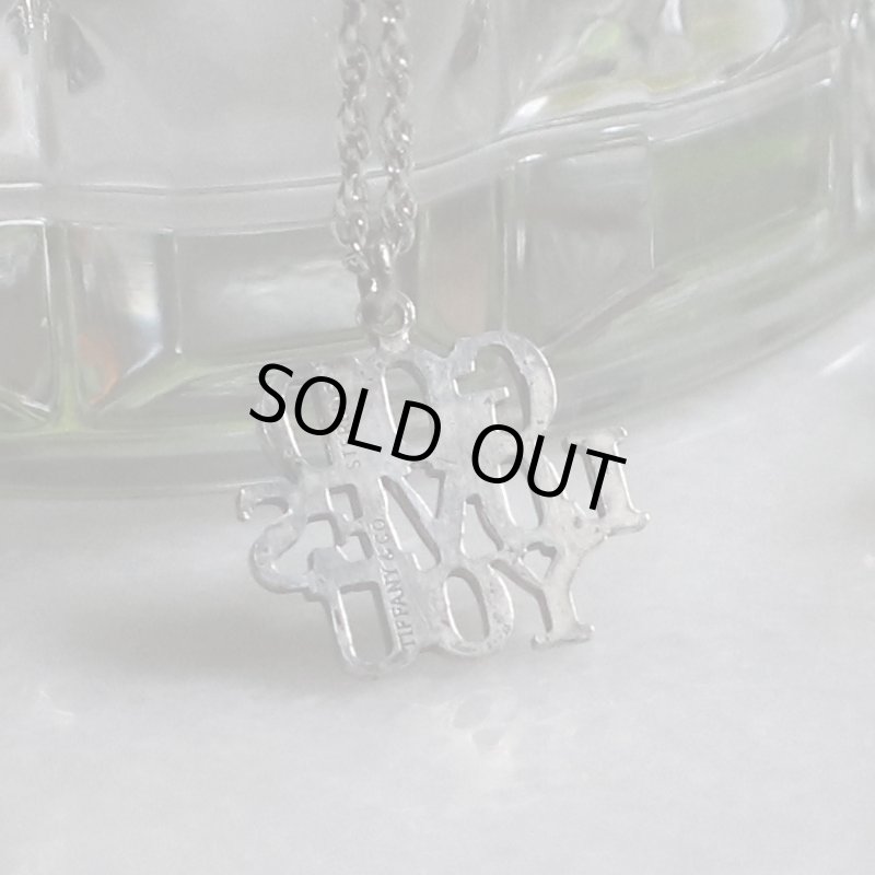 70'sヴィンテージTIFFANYティファニーGOD LOVES YOUチャームネックレス・チャリティ｜アンティークジュエリー