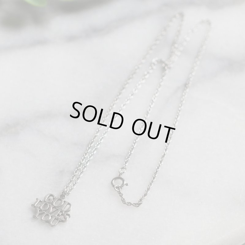 70'sヴィンテージTIFFANYティファニーGOD LOVES YOUチャームネックレス・チャリティ｜アンティークジュエリー