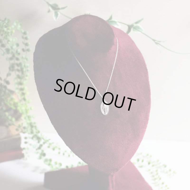 アンティークジュエリー|USAヴィンテージ不思議のメダイ聖母マリアのペンダントネックレスSTERLING SILVER・CREEDC©