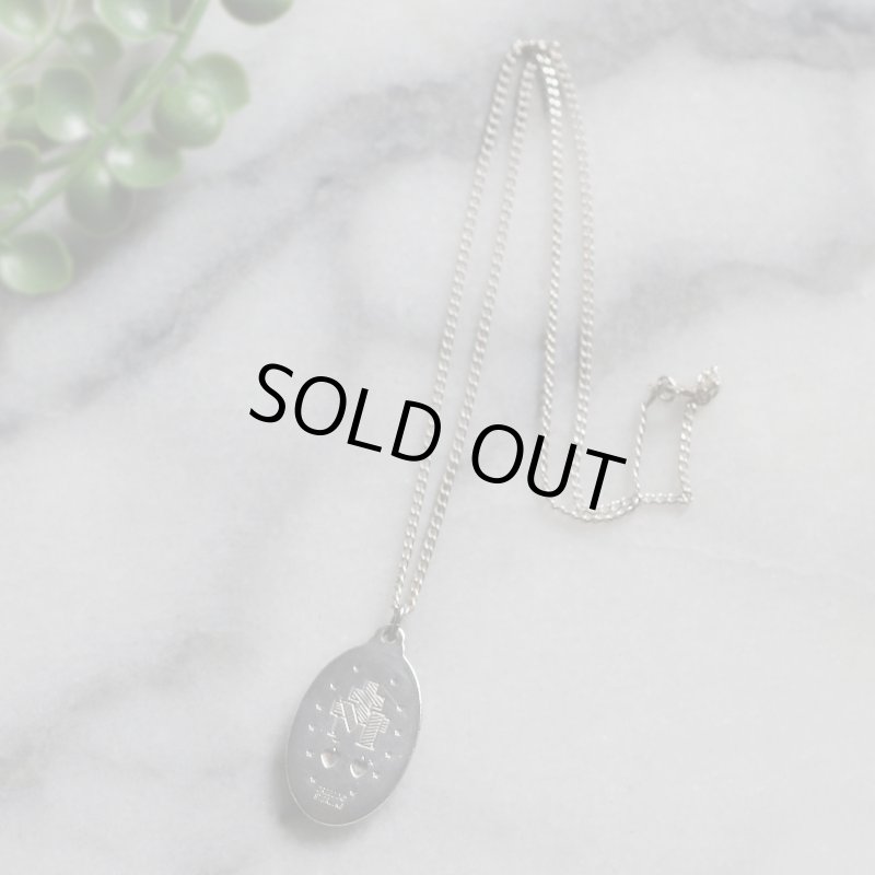 アンティークジュエリー|USAヴィンテージ不思議のメダイ聖母マリアのペンダントネックレスSTERLING SILVER・CREEDC©