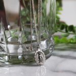 【STERLING SILVER】アンティークジュエリー｜USAヴィンテージ不思議のメダイ聖母マリアのミニペンダントネックレス