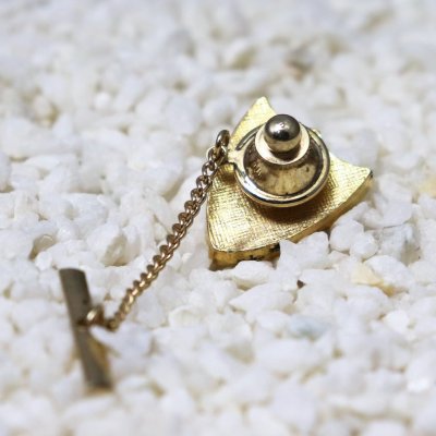 画像2: USAヴィンテージシールド&ルースターのタイタックピン|盾と雄鶏ネクタイピン・ピンバッジ