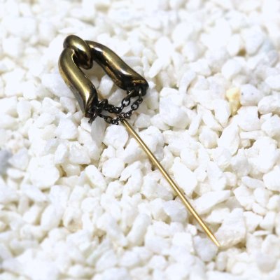 画像1: USAヴィンテージCiani製STERLINGシルバーハットピン｜アンティークブローチ・ピンバッジ